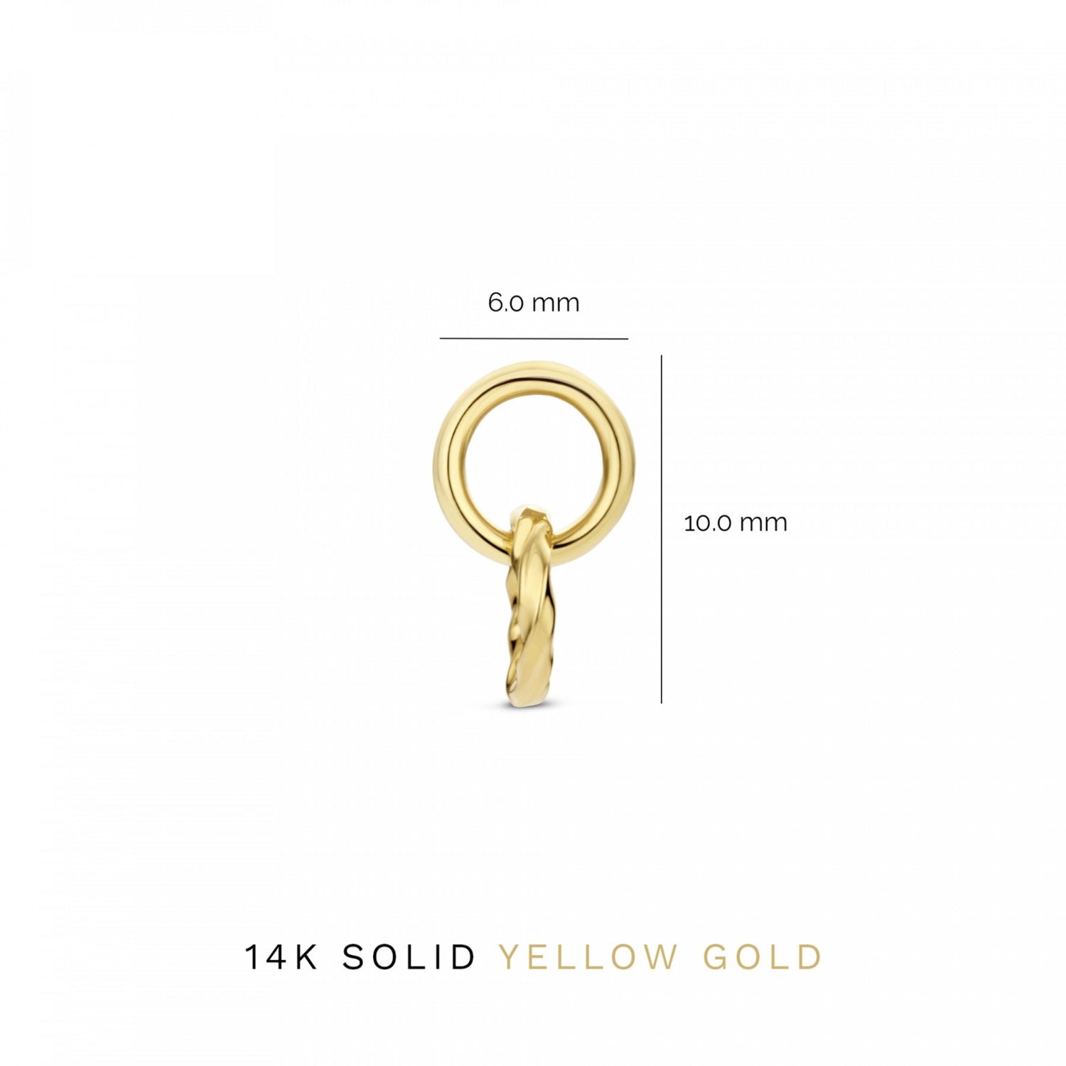 Isabel Bernard Cadeau D'Isabel 14 Carat Golden Earrings Set IB90146