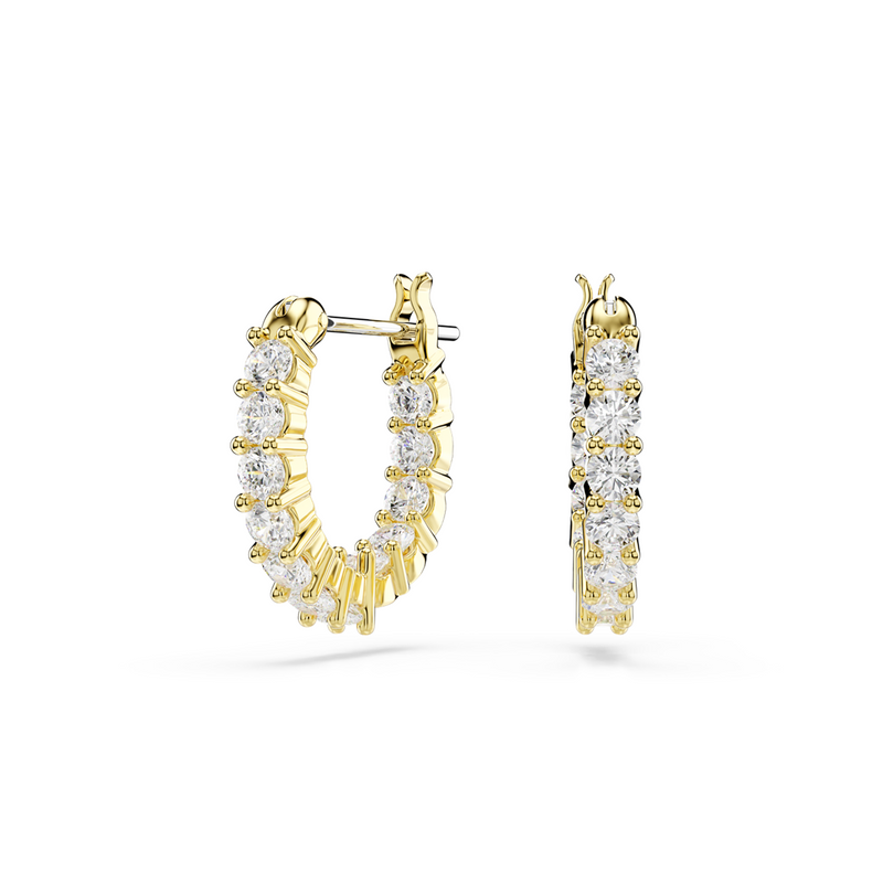 Swarovski Matrix Boucles D'Oreilles Couleur Or 5733398-zoom-