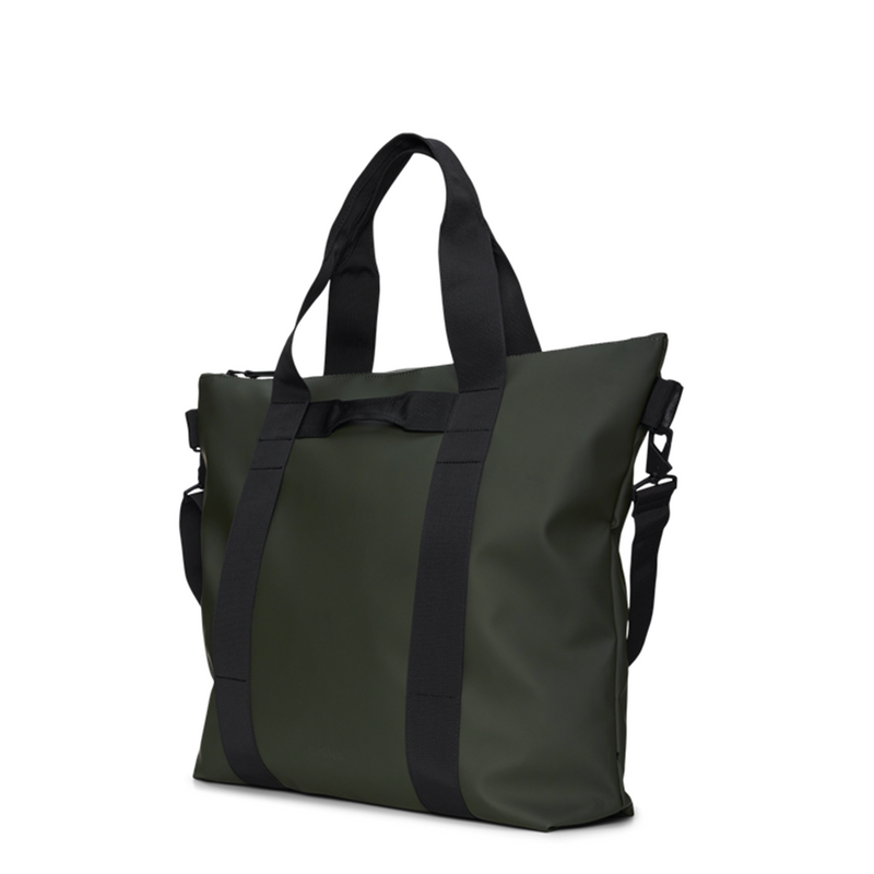 Rains Green Tote Bag R14150-03-zoom-