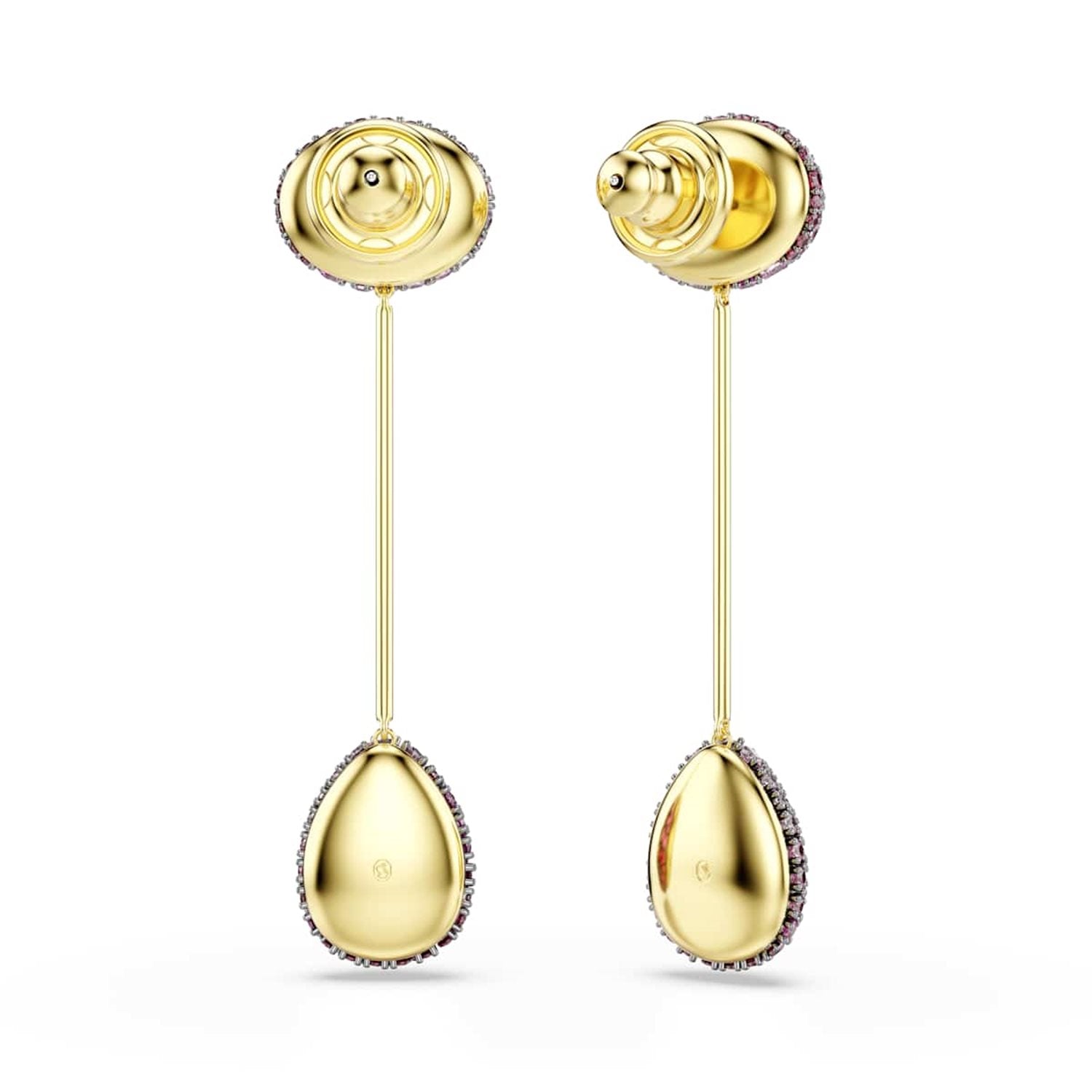 Swarovski Sublima Glam Gold-Tone Earrings with Red Crystals 5752891