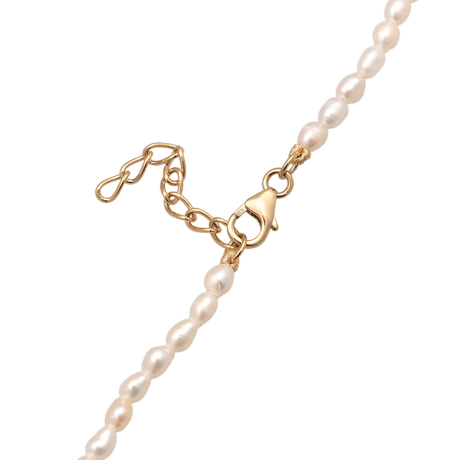 Elli 925 Sterling Silver Pearl Necklace with Coin 2004-BF-0007545-001