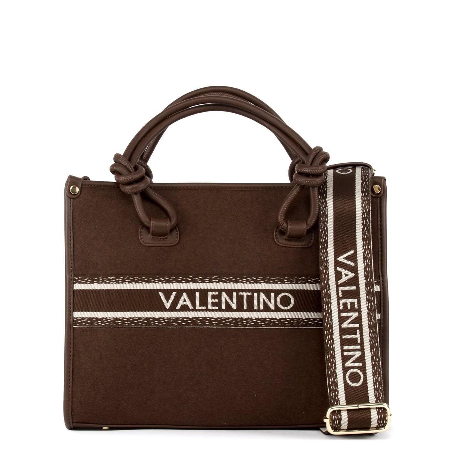 Valentino Bags Winter Aella Brown Shopper VBSABG04521