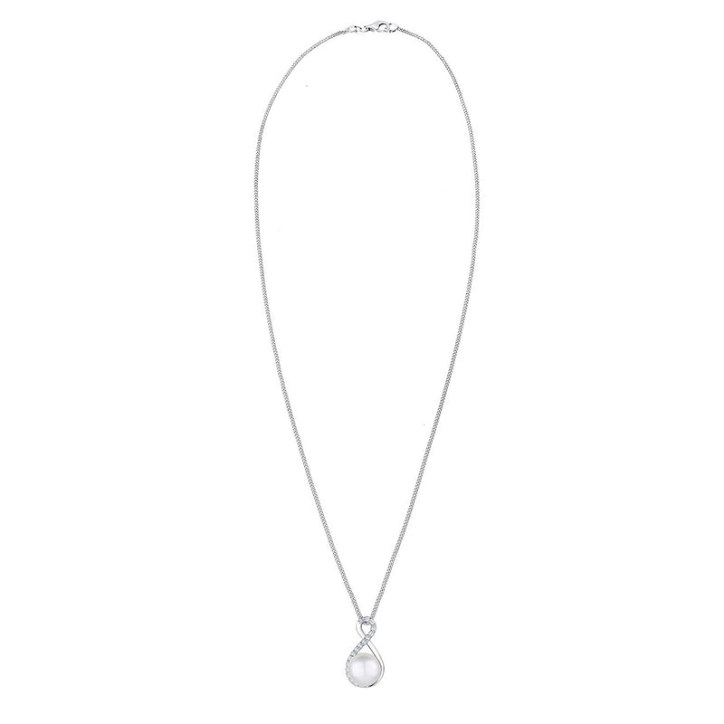 Elli 925 Sterling Silver Pearl Necklace with Pearl 2004-BF-0008001-001-zoom-