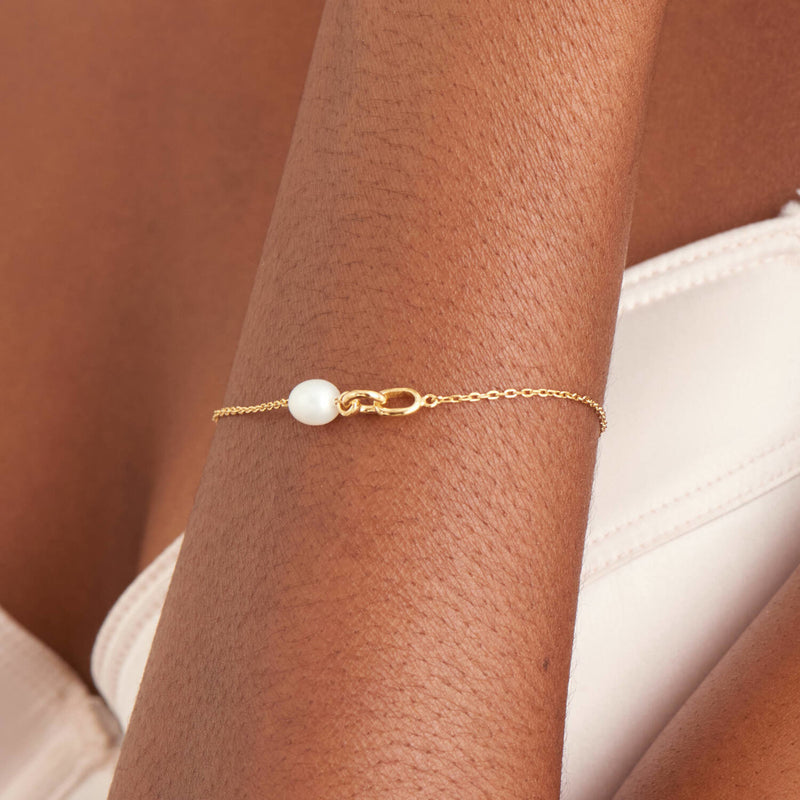 Ania Haie Pearl Power Bracelet Or AH-B043-01G-zoom-