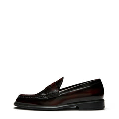 Isabel Bernard Vendôme Blandine Bordeaux Spazzolato Leather Loafers IB51015-652-39