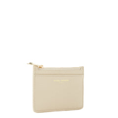 Isabel Bernard Honoré Aveline crème Leather Card Holder made of Calfskin IB27021