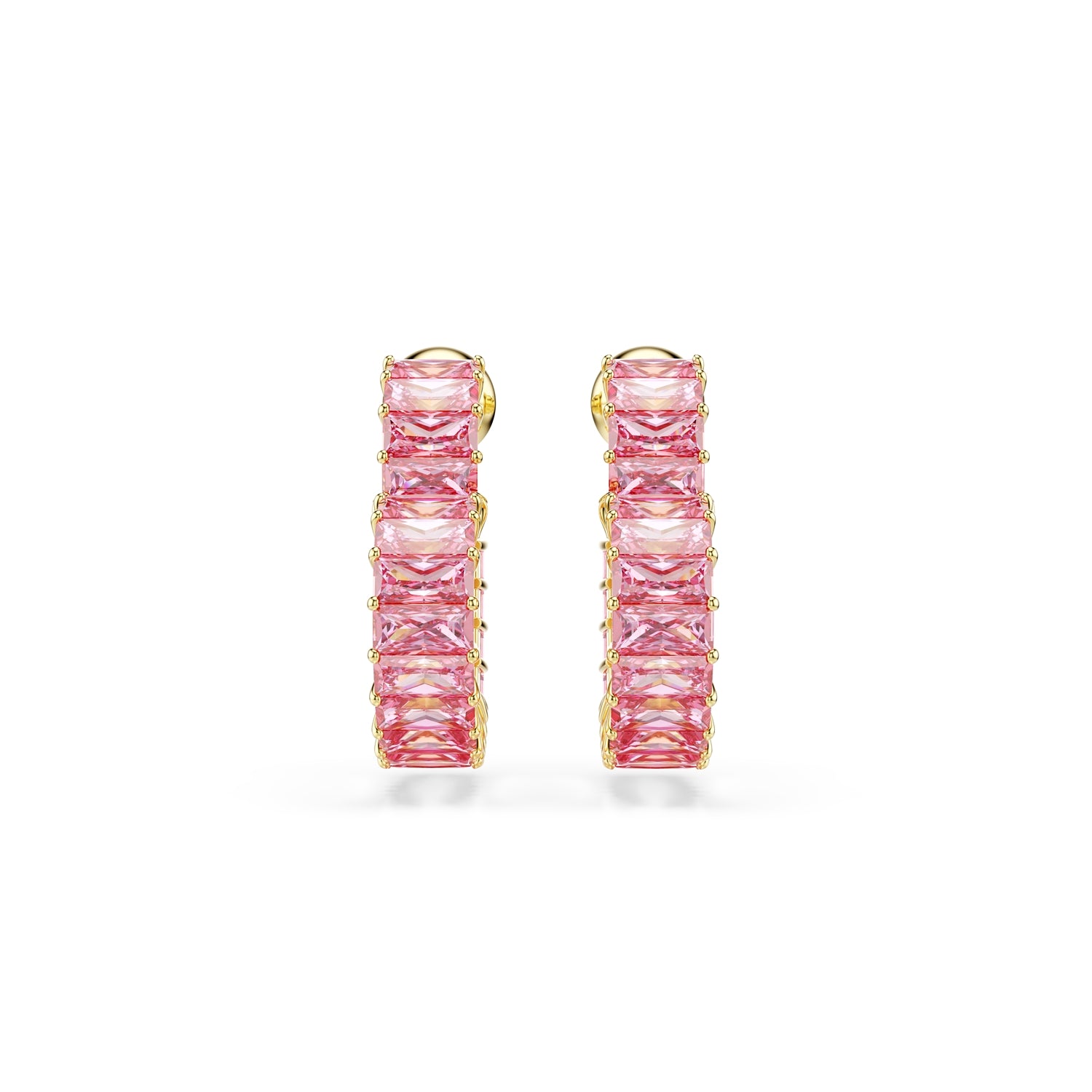 Swarovski Matrix Gold Coloured Ear studs 5706340