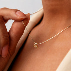 Isabel Bernard Étoiles d’Or Leo 14 Carat Gold Venetian Necklace With Horoscope IB340182