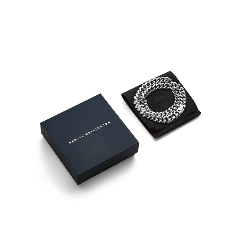 Daniel Wellington Chunky Chain Collier en argent à grosse chaîne DW00400852-zoom-