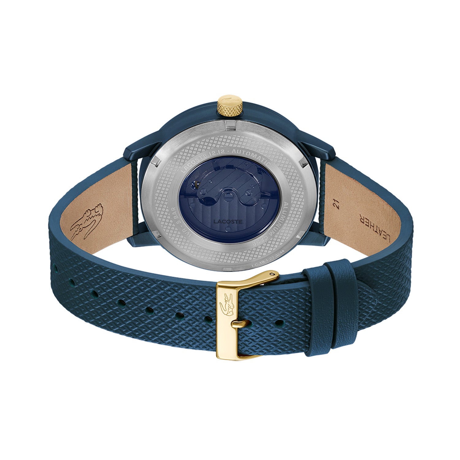 Lacoste LACOSTE.12.12 AUTOMATIQUE Blauw Heren Horloge 2002-LC2011385