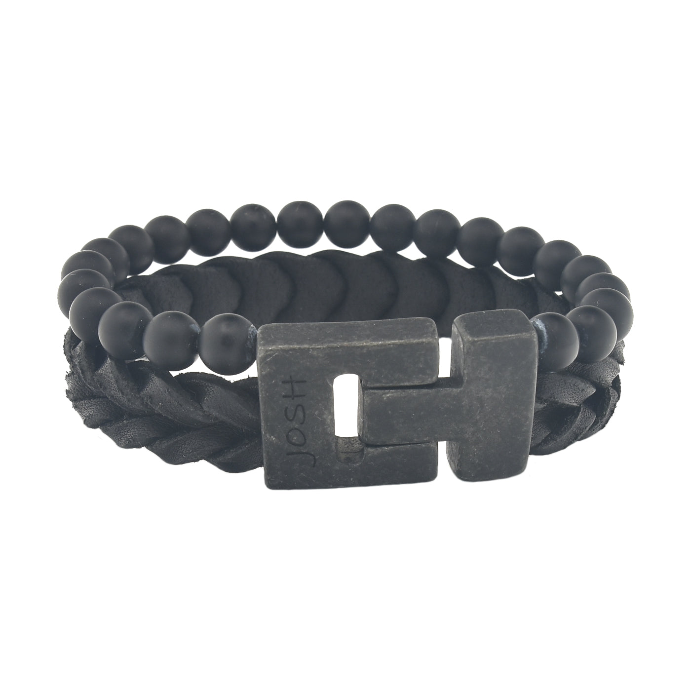 Josh Black Bracelet 24995-BRA-VB/MATBLCK/M