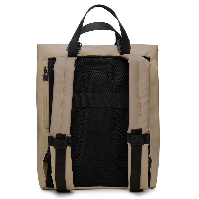 Rains Beige 2 Way Tote Backpack R12940-133-zoom-
