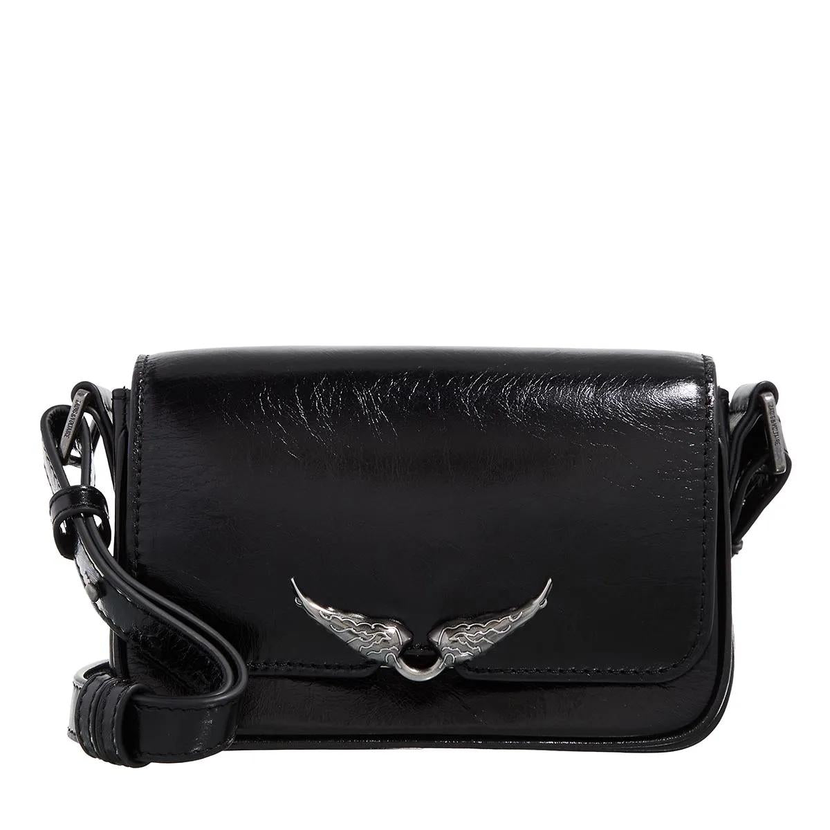 Zadig & Voltaire Le Zazi Black Leather Crossbody bag 2001-A0542911