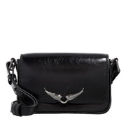 Zadig & Voltaire Le Zazi Black Leather Crossbody bag 2001-A0542911