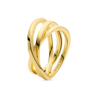 Sif Jakobs Gold Plated Spirale Pianura Ring SJ-R2590-YG-56