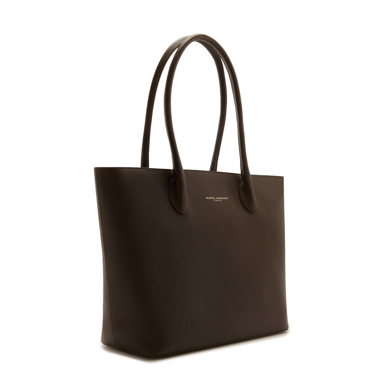 Isabel Bernard Honoré Lysanne Brown Calfskin Leather Shopper IB25089