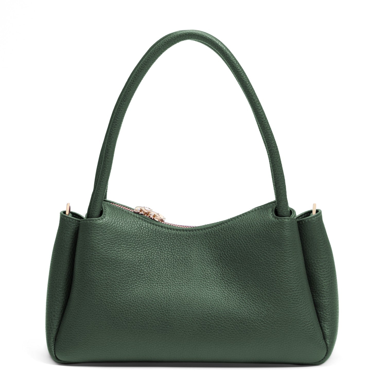 Isabel Bernard Honoré Eve Dark Green Calfskin Leather handbag IB21133-061