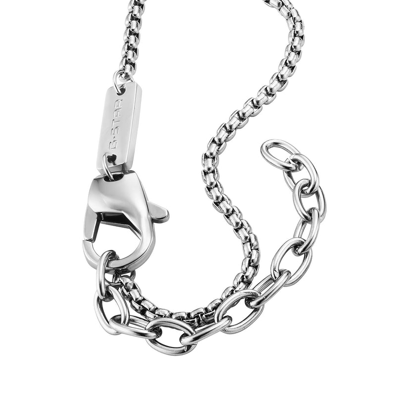 G-Star M-Tag Collier argenté GSJ.101.02-zoom-