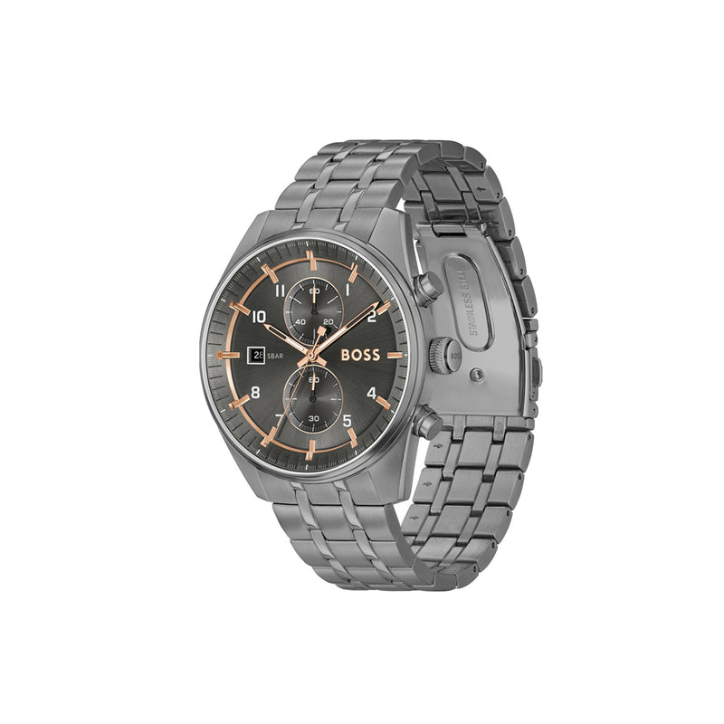 Hugo Boss BOSS Hommes Montre Gris HB1514153-zoom-
