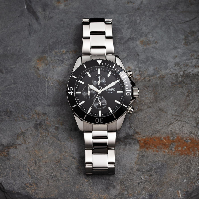 Olympic Paul Hommes Montre Argent OL89HSS054-zoom-