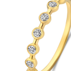 Isabel Bernard De la Paix Flavie 14 Karat Gold Ring With Diamond 0.18 Carat IBD330033-54