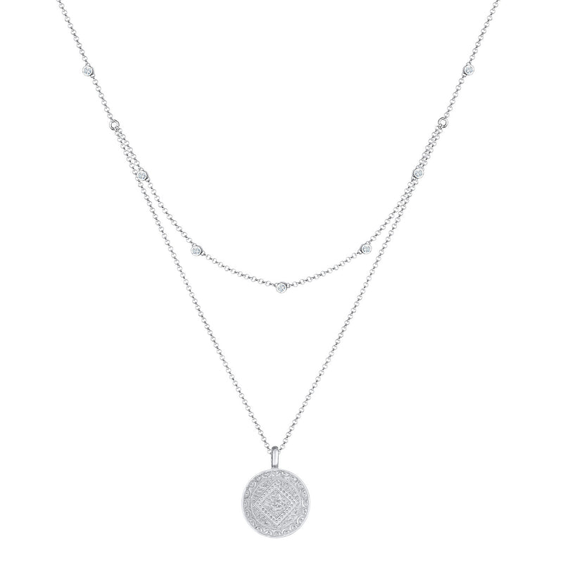Elli 925 Sterling Silver Coin Necklace 2004-BF-0007735-001-zoom-