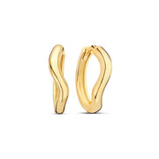 Beloro Jewels La Rinascente Mathilde boucles d'oreilles créoles en or 9 carats (9,6 mm) BO360109