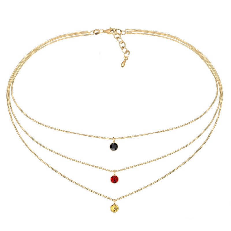 Elli 925 Sterling Silver Layered Choker 2004-BF-0007652-001-zoom-