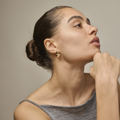 ENAMEL Copenhagen Recycled 925 Sterling Silver Gold Plated Earrings E444G