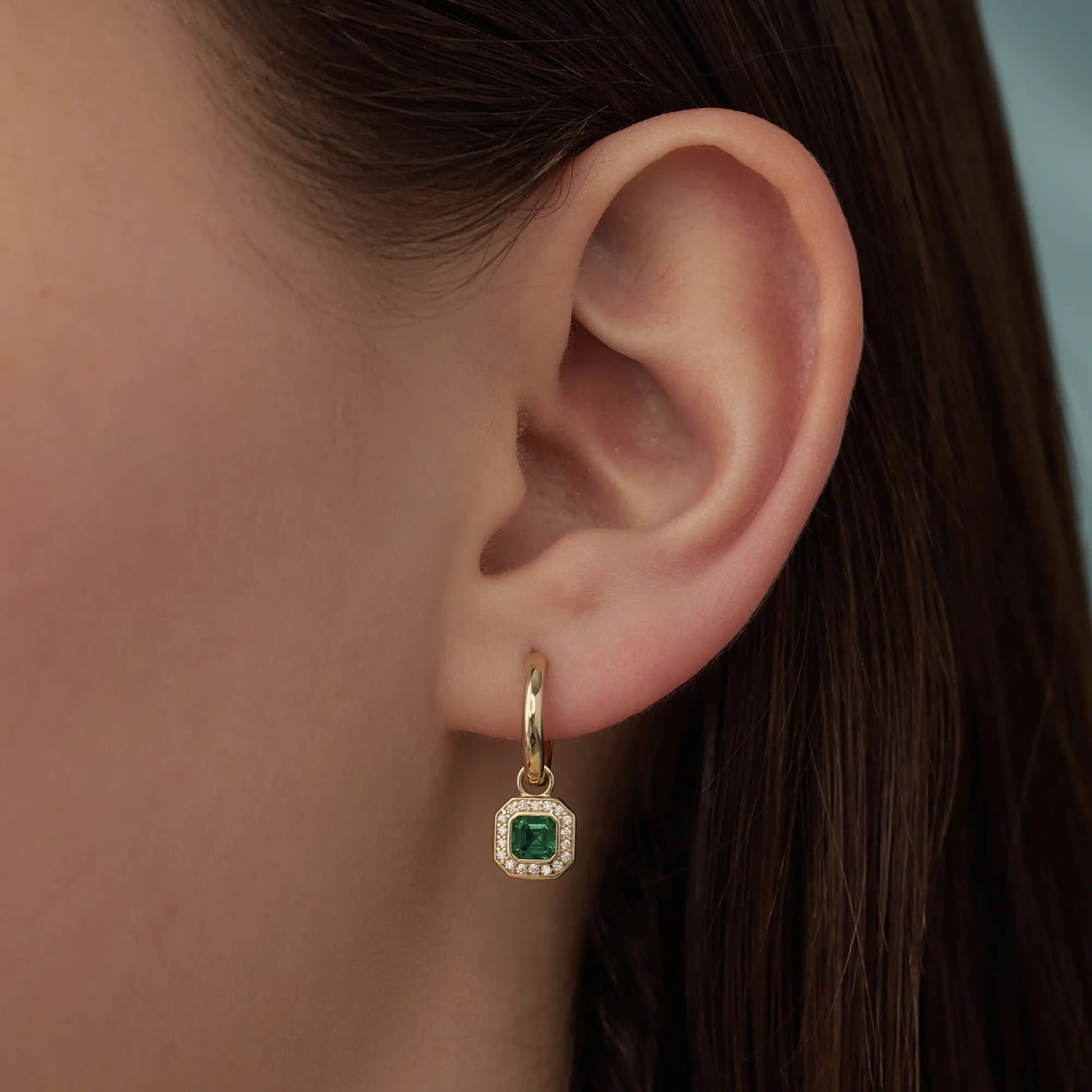 Beloro Jewels Monte Napoleone Sofia 9 carat gold Hoop Earrings BO360048