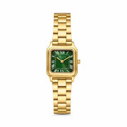 Parte di Me Orologio rectangular ladies watch gold and green PDM09034