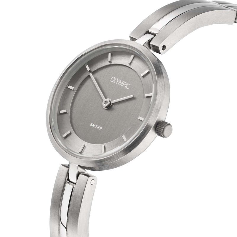 Olympic Titanium Grijs Dames Horloge 2002-OL1DTT002-zoom-