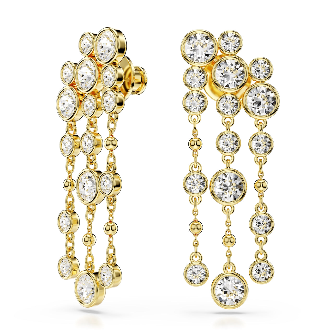 Swarovski Imber Gold Drop Earrings 5680093
