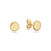 Jackie Gold Tournesol Clous D'Oreilles En Or 14 Carats 585 JKE25.519
