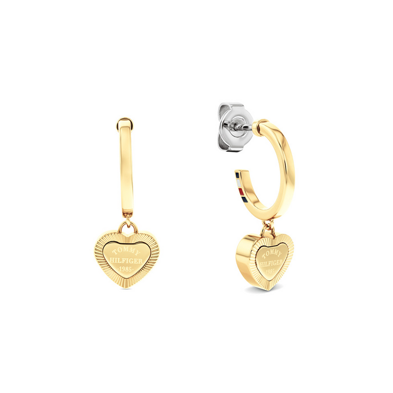 Tommy Hilfiger Acier Inoxydable Doré Femme Boucles d'Oreilles TJ2781014-zoom-