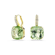 Swarovski Boucles d'oreilles Millenia couleur or avec cristal vert 5764822