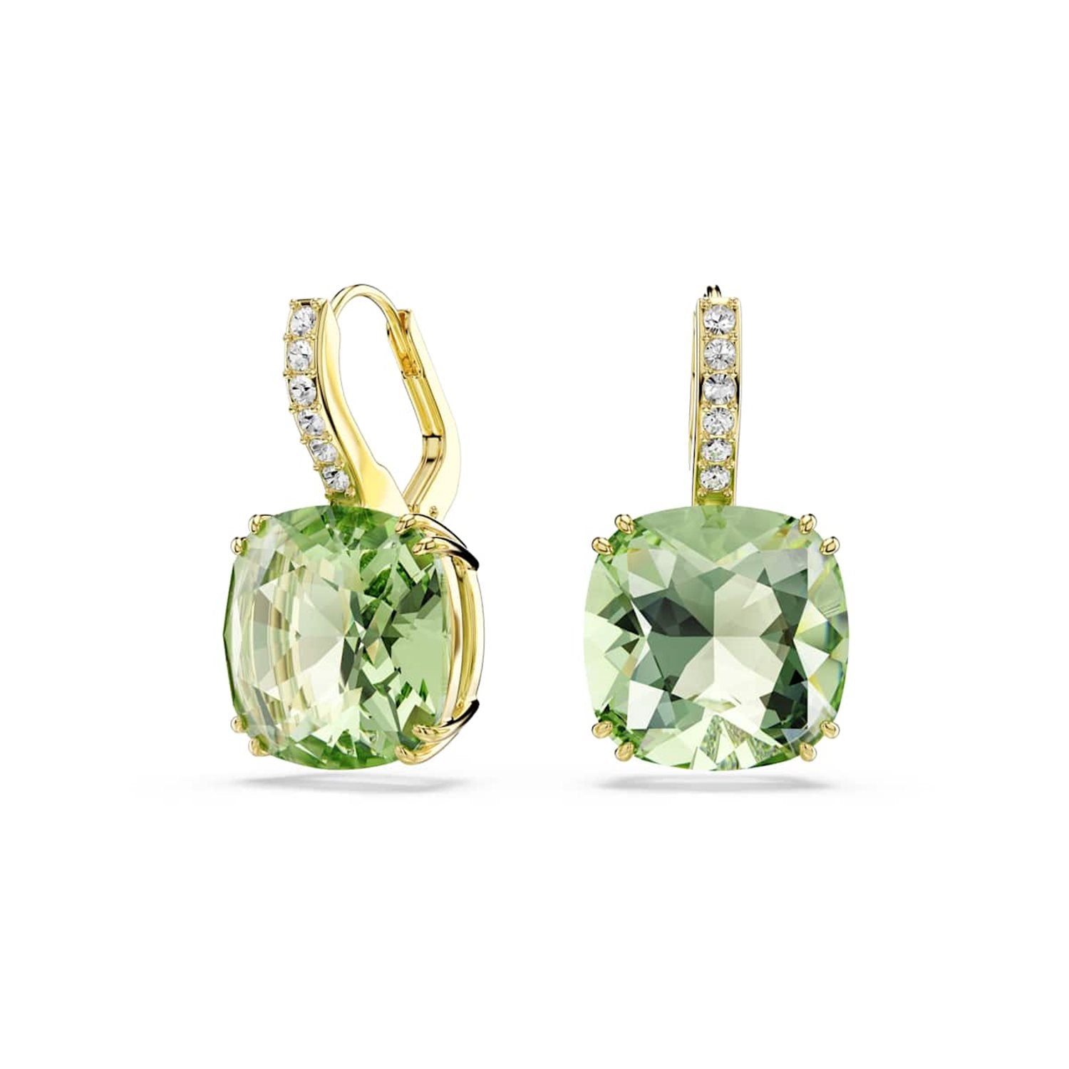 Swarovski Millenia Gold-Tone Earrings with Green Crystal 5764822