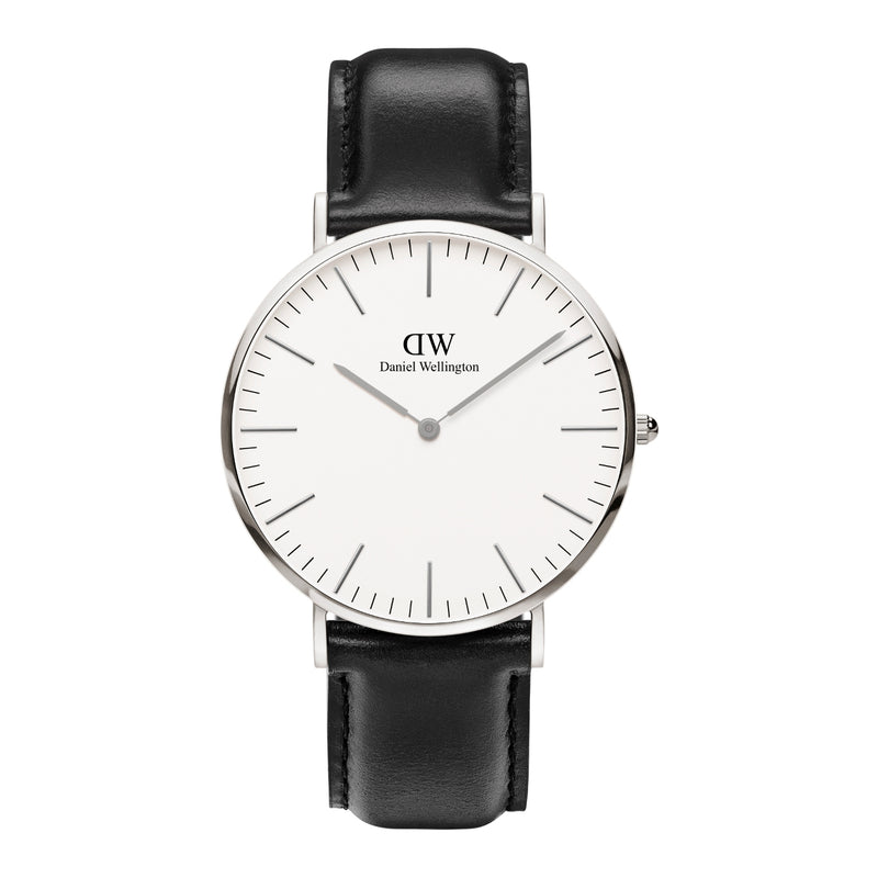 Daniel Wellington Montre Homme Et Porte-Cartes En Cuir Noir Coffret Cadeau DW00590019-zoom-