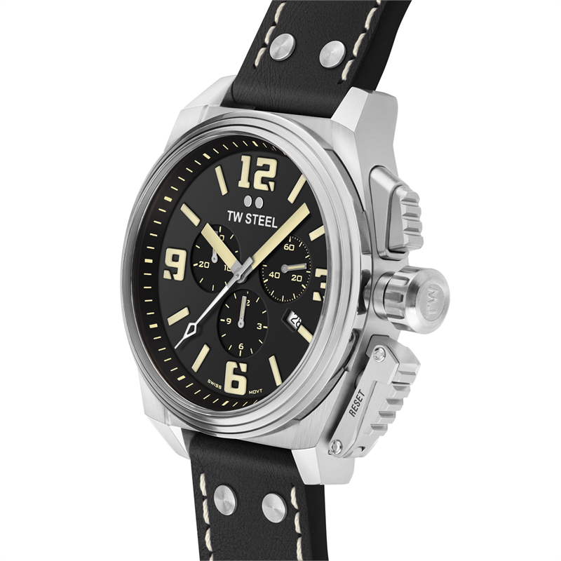 TW Steel Canteen Black Men's Watch 2002-TW1011