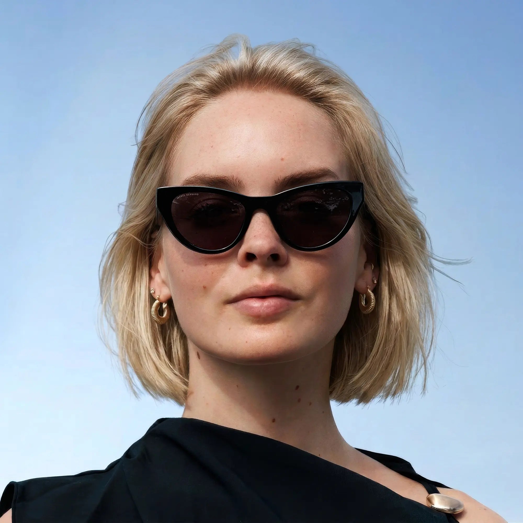 Isabel Bernard La Vilette Black Sunglasses IB380011-01-01