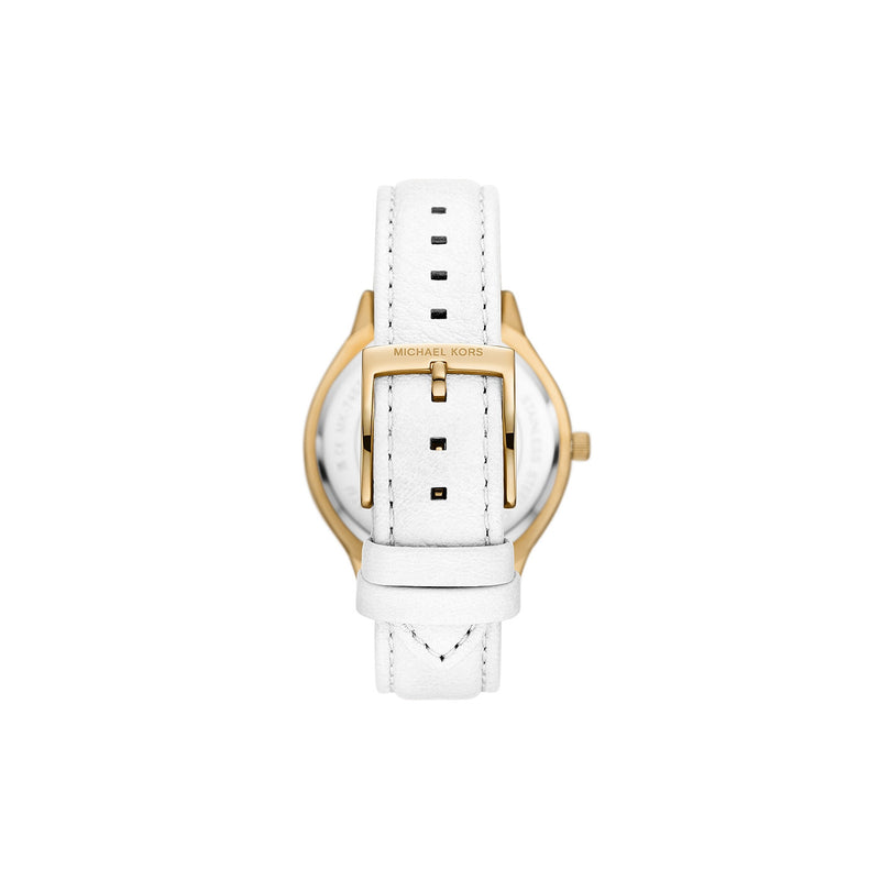 Michael Kors Slim Runway Femmes Montre Blanc MK7544-zoom-