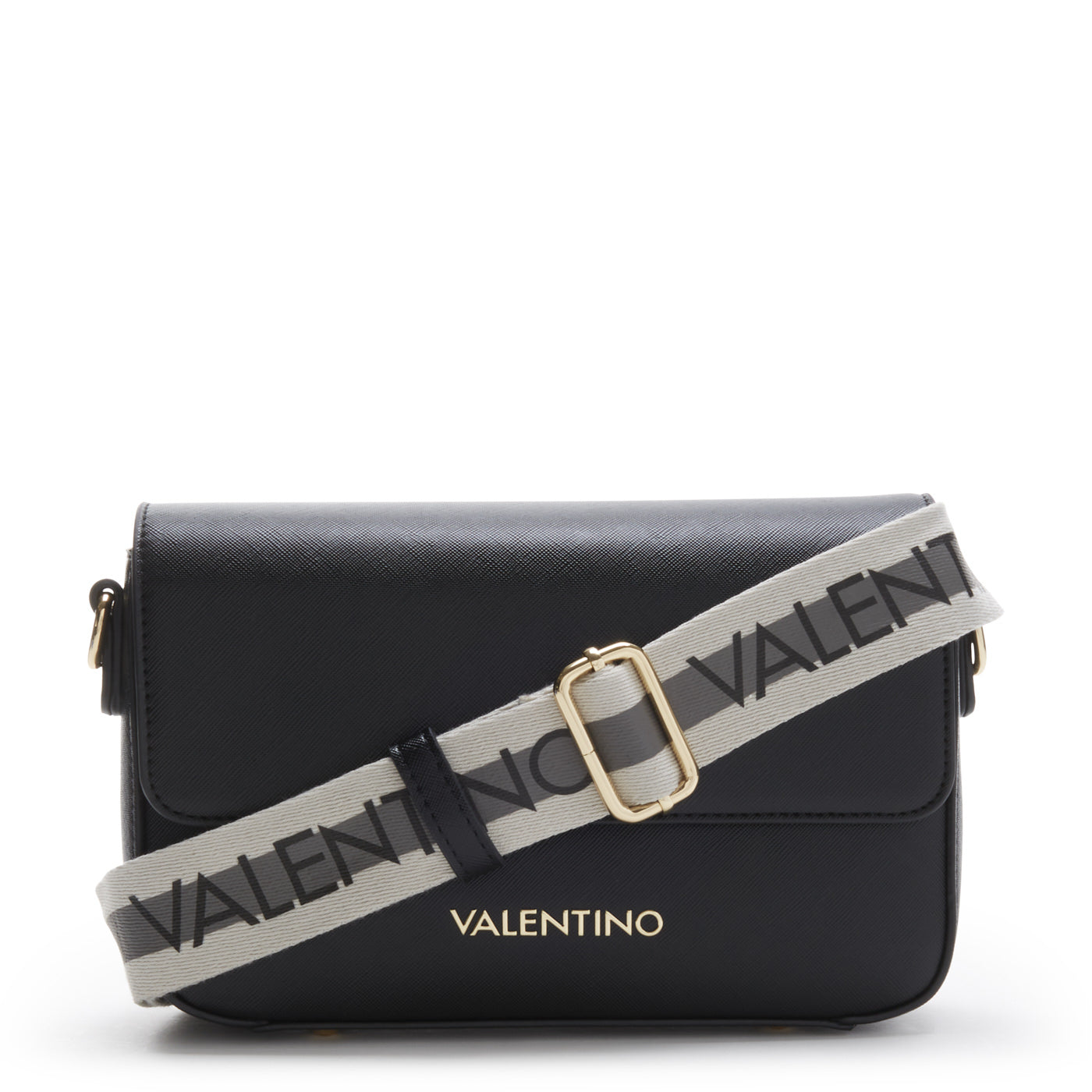 Valentino Bags Zero Black Crossbody Bag VBS7B303NERO