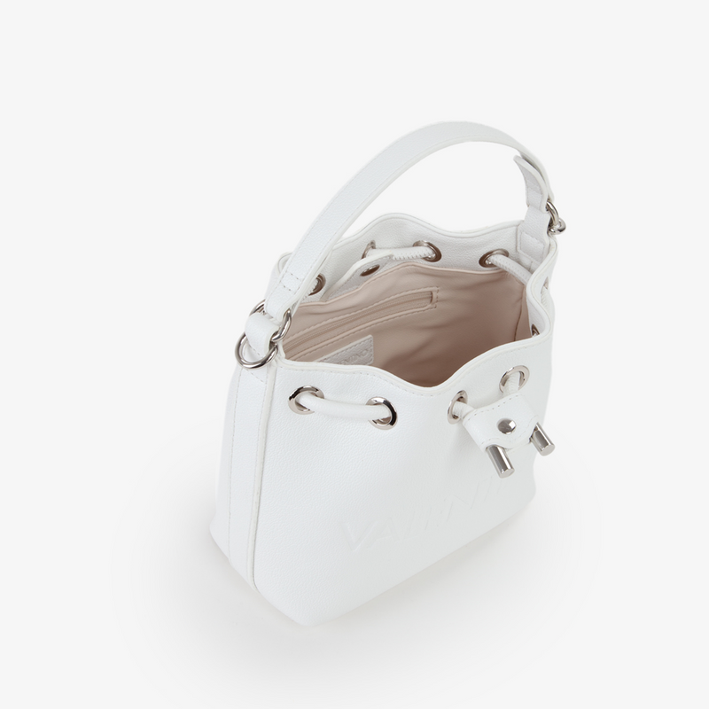 Valentino Bags Syria Re White Shoulder Bag VBS8YH34BIANCO-zoom-