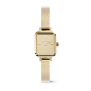 Daniel Wellington Petite&Quadro Mini Reflection Montre Femme Dorée DW00100801