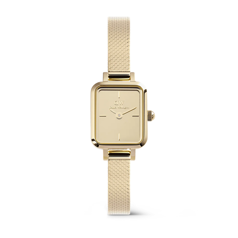 Daniel Wellington Petite&Quadro Mini Reflection Montre Femme Dorée DW00100801-zoom-