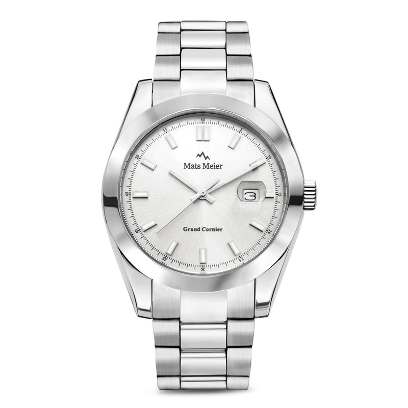 Mats Meier Grand Cornier Hommes Montre Argent MM00513-zoom-