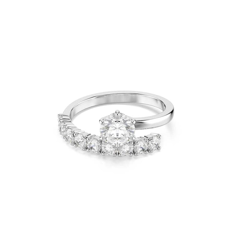 Swarovski Bague Matrix Crash argentée 5753573-zoom-