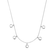 Violet Hamden Luna Collier en Argent 925 Sterling avec Lunes VH340033