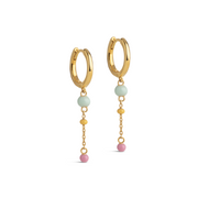 ENAMEL Copenhagen Lola Bold Boucles d'oreilles Lola Bold en argent sterling 925 recyclé plaqué or E424G-MC