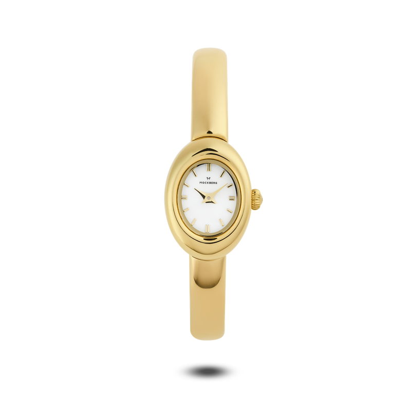 Mockberg Belle Oval Petite Gold Small Bangle Women's Watch MB1769-zoom-